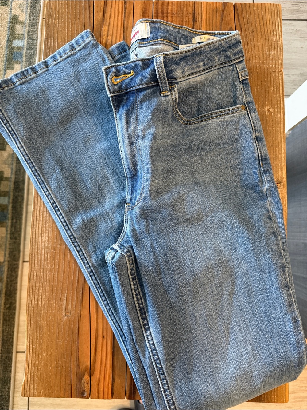 Wrangler Women's High Rise Bold Boot Denim Jean - Picture 3 of 5